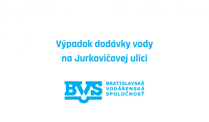 Fotka pre článok Výpadok dodávky vody na Jurkovičovej a v okolí